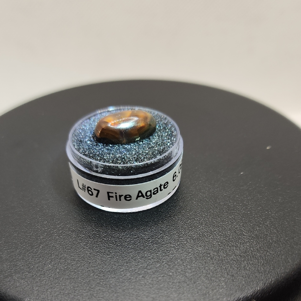 Natural Mexican Fire Agate Gemstone 6.08ct